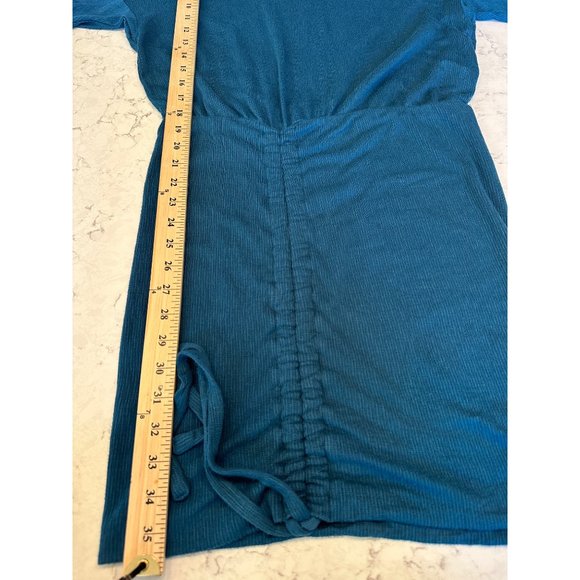 Free People Sundown Cowl Neck Ruched Mini Dress Size Small - Picture 12 of 16